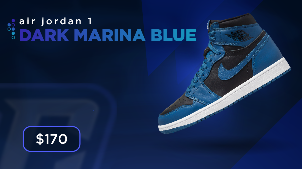 Air Jordan 1 OG High Dark Marina Blue 555088-404