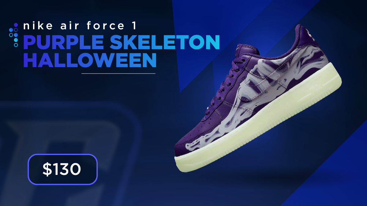 Nike Air Force 1 Low Purple Skeleton
