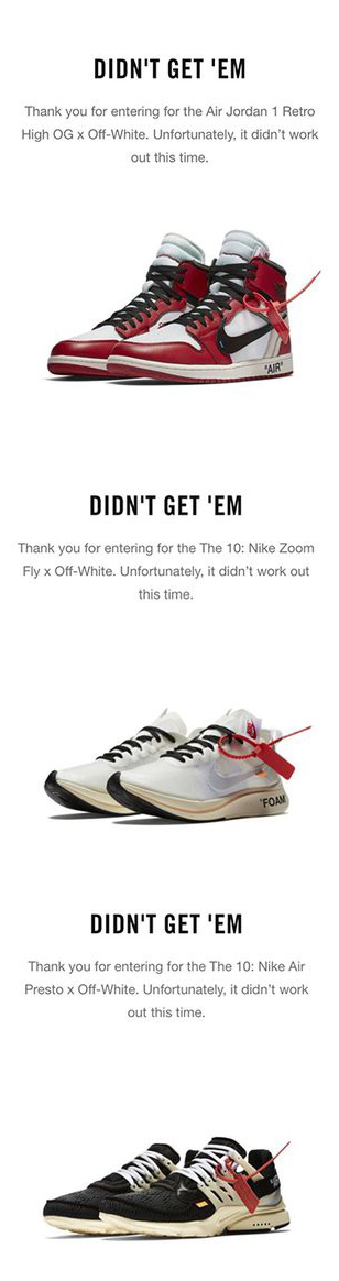 Can't Win a Nike Draw? Get More 