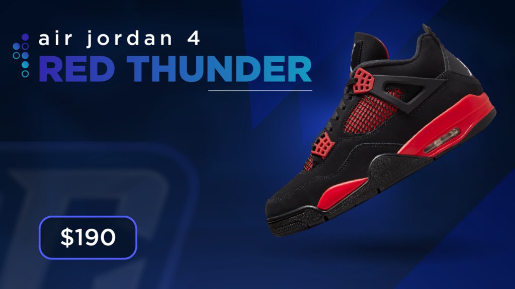 Air Jordan 4 Retro 'Red Thunder' CT8527-016 - KICKS CREW